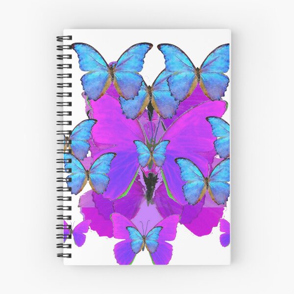 Item preview, ABSTRACT BLUE-PURPLE MONARCH STYLE BUTTERFLY PATTERNS designed and sold by sharlesart.