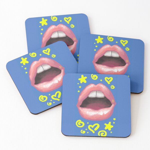 Item preview, Beautiful fashion lips. Sweet lovely sexy cute kiss. designed and sold by RukkiZukkiArt.