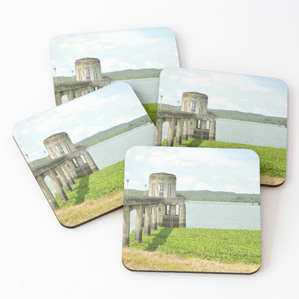 Item preview, Blue Green Lake and Port Scenery | Nostalgic Relaxing Nature designed and sold by AmethystShop.