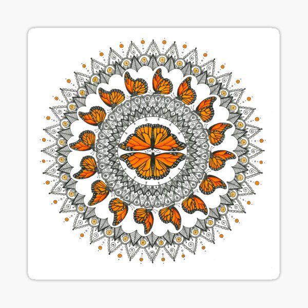 Monarch butterfly Sticker