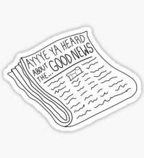 Kanye Vorderseite Sticker