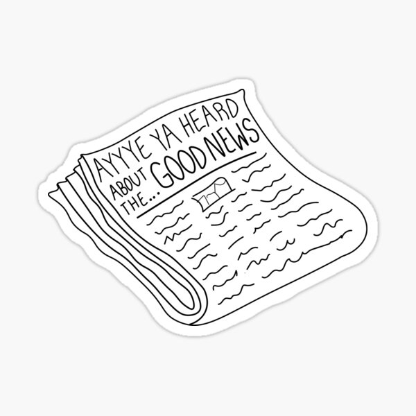 Kanye Front Page Sticker