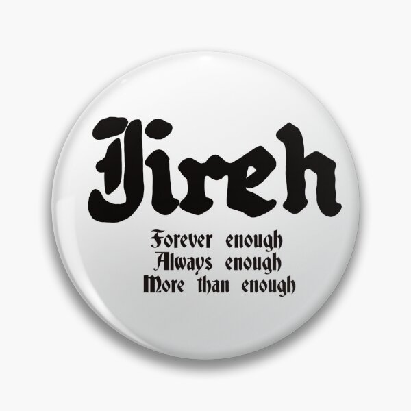 Item preview, Jireh designed and sold by Bloom Faithfully.