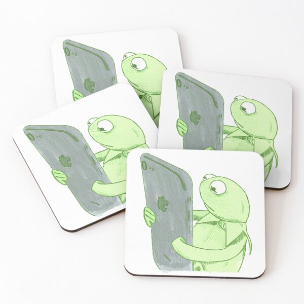 Item preview, Kermit phone - colour designed and sold by geekartistry.