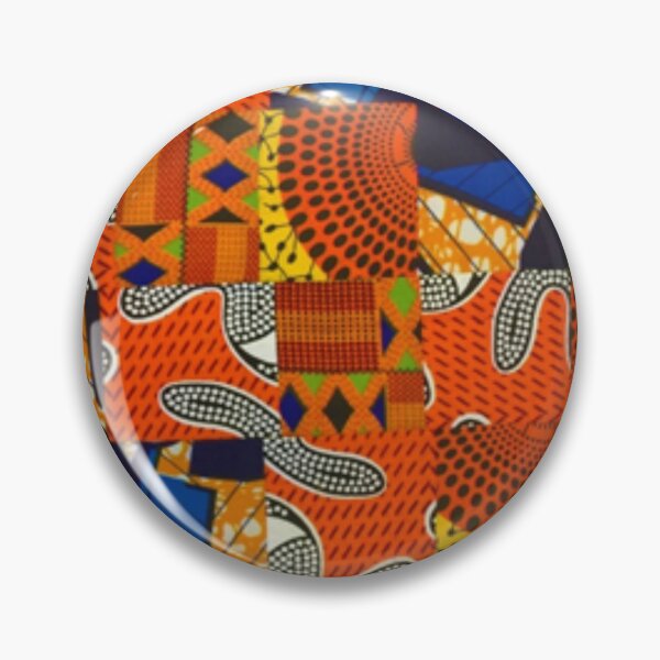 Item preview, African Fabric Patchwork Collage Art Patterns [#218] designed and sold by AfriStyleUK.