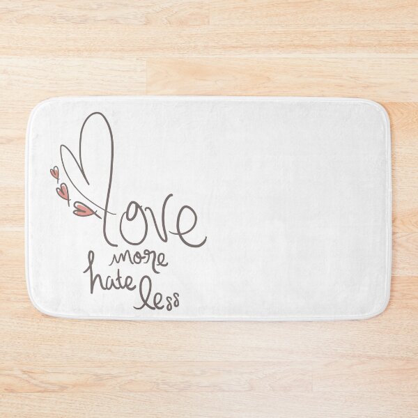 Item preview, Love More Hate Less Lettering designed and sold by Khotekmei.