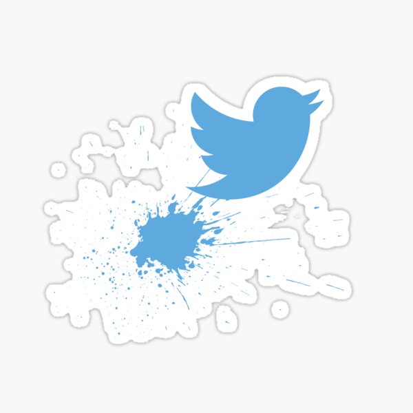 Twitter Bird Logo Stickers for Sale