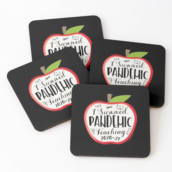 Item preview, I Survived Pandemic Teaching 2020 2021 School Teachers designed and sold by Dressed For  Duty.