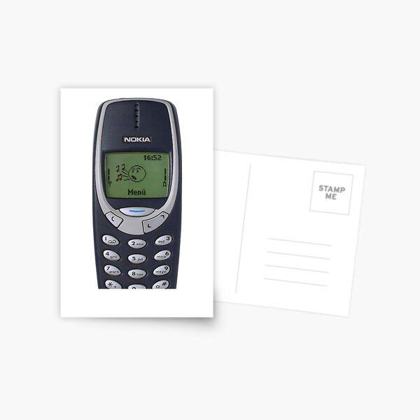 Postal for Sale con la obra «Teléfono celular vintage - Retro Phone okia»  de maxigold