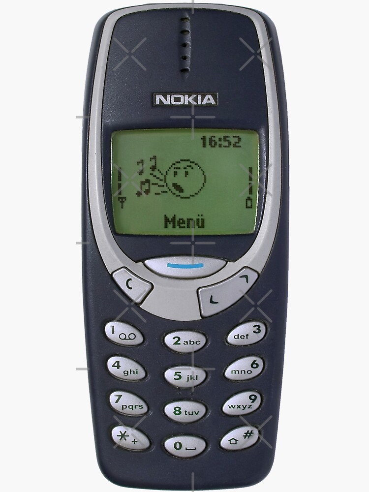 Antiguo teléfono móvil Nokia. Obras -  México