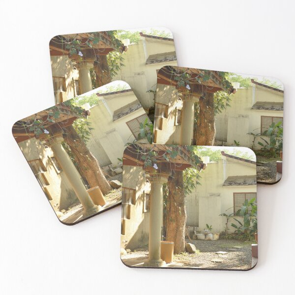 Item preview, Rustic Warm & Cozy Tropical House | Nostalgic Relaxing Scenery designed and sold by AmethystShop.