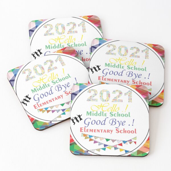 Item preview,  Hello Middle School.! Good Bye Elementary School .! Pin Buttons designed and sold by hellonitish.
