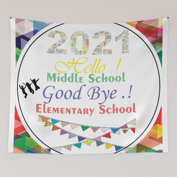 Item preview,  Hello Middle School.! Good Bye Elementary School .! Pin Buttons designed and sold by hellonitish.