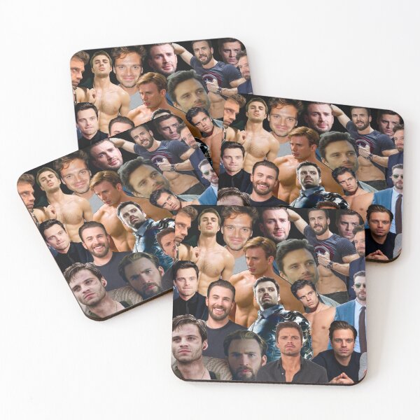 Item preview, Sebastian Stan and `Chris Evans Collage designed and sold by M-n-F.