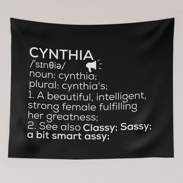 Item preview, Cynthia Name Definition designed and sold by Teelogic.