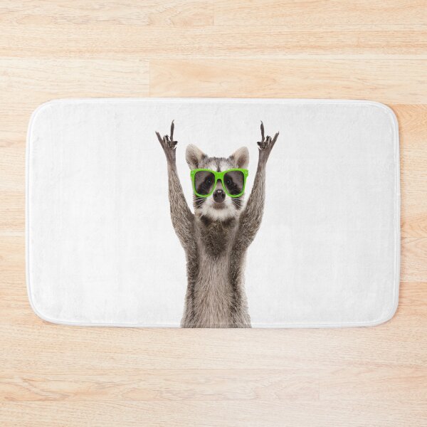 Item preview, Rock on racoon designed and sold by pnkpopcorn.