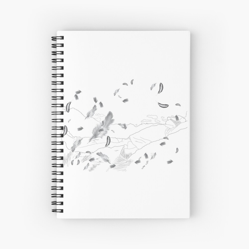 Aperçu de l'œuvre Cahier à spirale créée et vendue par BAD-design-fr.