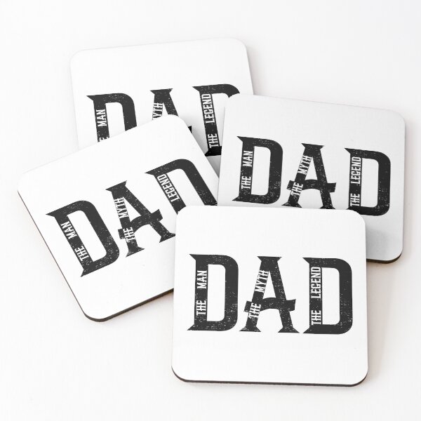 Item preview, Dad the man the myth the legend | Best Dad ever | Retro distressed typography | Best father's day gift- White Text designed and sold by Violet Treasures.