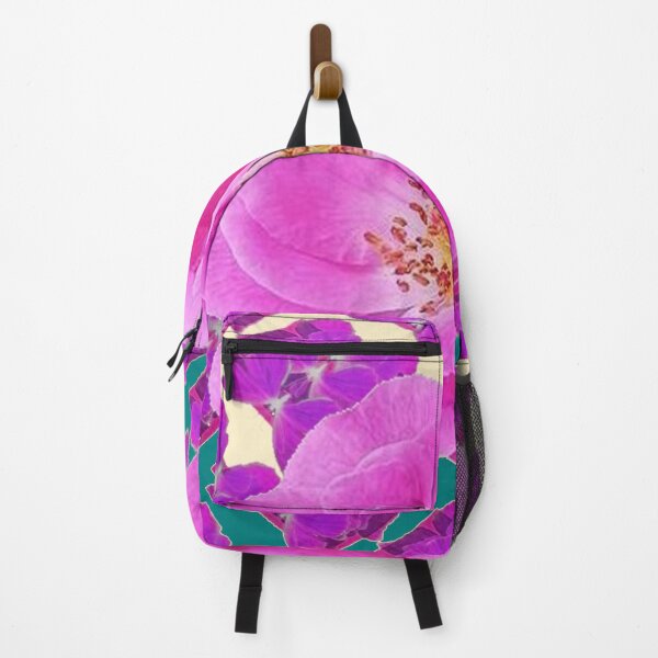 Item preview, PINK WILD ROSE PURPLE-TEAL ABSTRACT designed and sold by sharlesart.