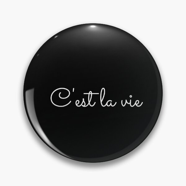 Item preview, it's life in french - Trendy Slogan, quote - best selling  designed and sold by Minimalist Quotes and Sayings.