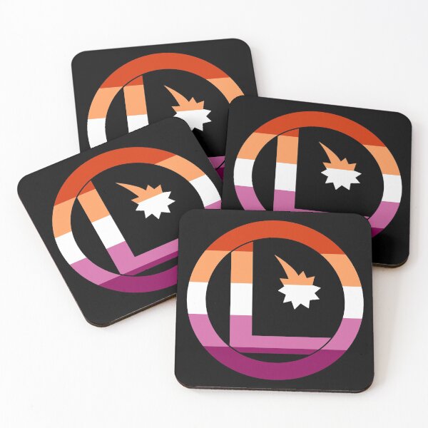 Item preview, Legion of Super-Heroes Lesbian Logo 2 designed and sold by GoldenMagpie.