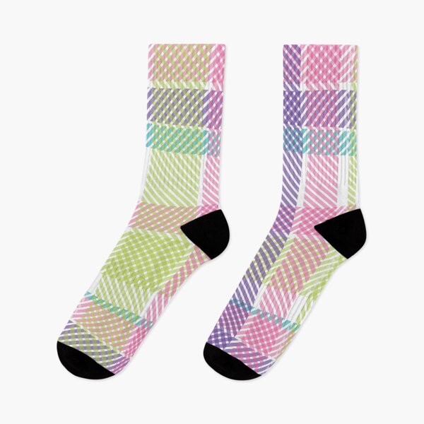 Item preview, Multi colored block plaid pattern 2 designed and sold by BLMcreations.