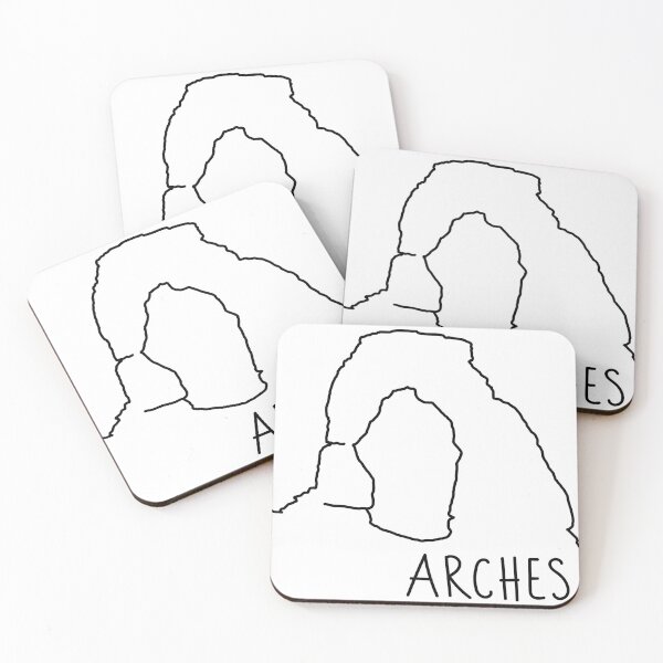 Item preview, Minimalist Arches National Park designed and sold by rikkiprice.