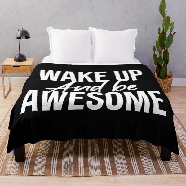 Item preview, Wake up and be awesome designed and sold by Pau Baz.