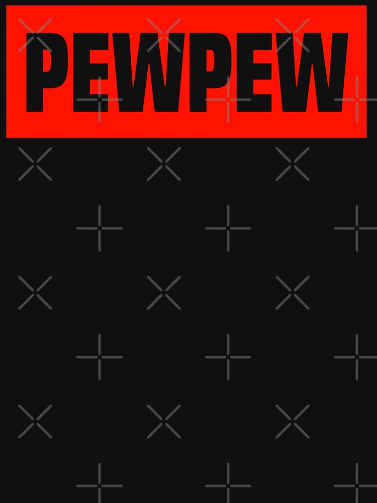 Imagen 7 de 7, Camiseta esencial con la obra Pew Pew, diseñada y vendida por Callahans.