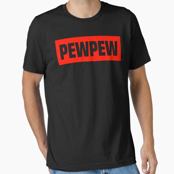 Vista previa del artículo con la obra «Pew Pew», diseñado y vendido por Callahans.
