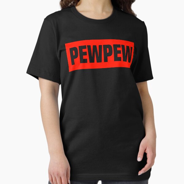 Vista previa del artículo con la obra «Pew Pew», diseñado y vendido por Callahans.