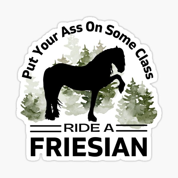 Item preview, Ride a Friesian designed and sold by MarcelineAimee.