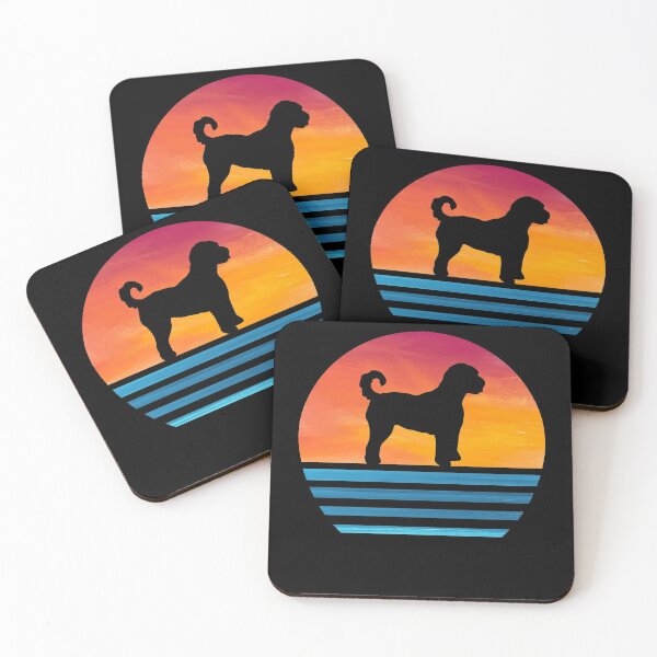 Item preview, funny goldendoodle mom dog lover vintage silhouette goldendoodle owner gifts designed and sold by alaechamlal.