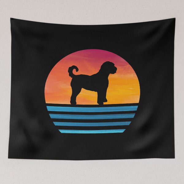 Item preview, funny goldendoodle mom dog lover vintage silhouette goldendoodle owner gifts designed and sold by alaechamlal.