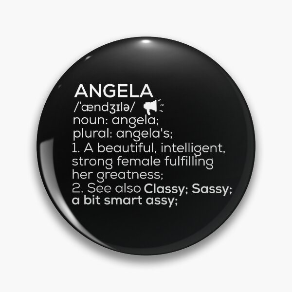 Artikelvorschau, Angela Namensdefinition entworfen und verkauft von Teelogic.