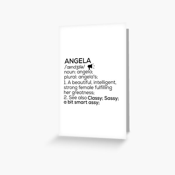 What Is D Meaning Of Angela