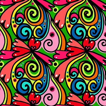 Artwork thumbnail, Abstract And Colorful Patterns by CBNetwork