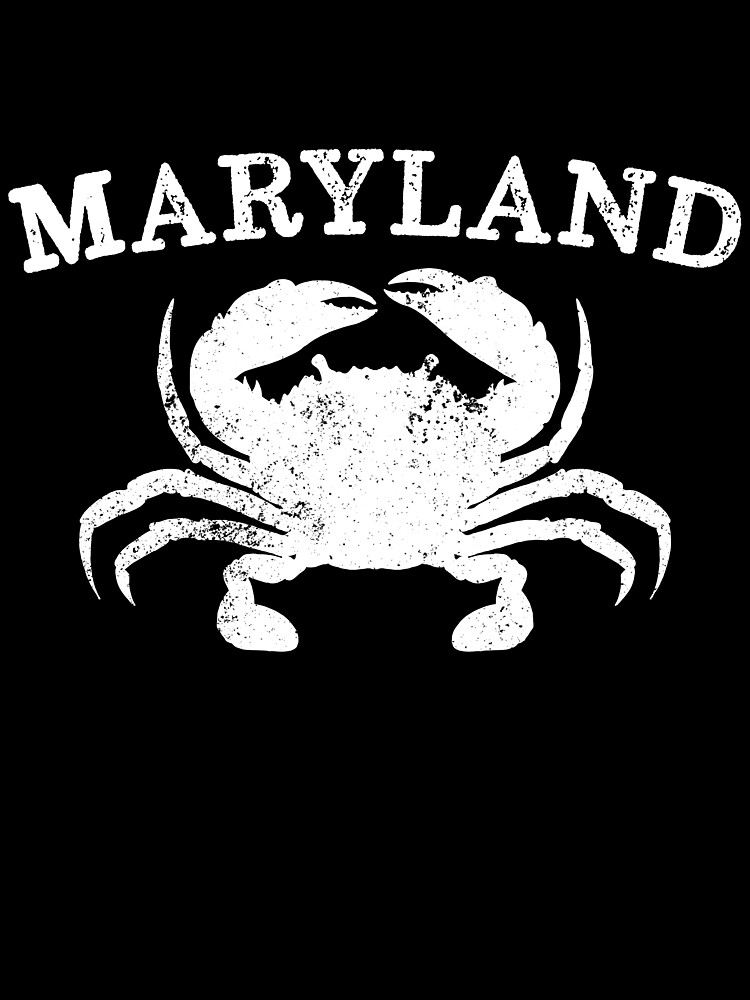 Thumbnail 3 von 3, Tuch, Vintage Maryland Blue Crab Seafood Crab Meat Maryland Crab Gear designt und verkauft von DynamicDesign.
