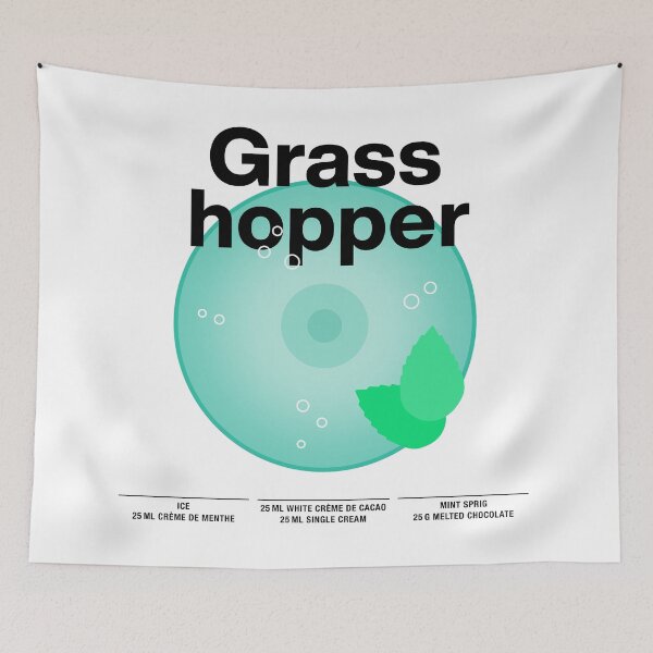 Item preview, Cocktail mixology for the house bar "Grasshopper" designed and sold by TrueType.
