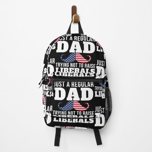 Item preview, Just A Regular DAD Trying not to raise liberals USA Flag designed and sold by Mixture-DESIGN.