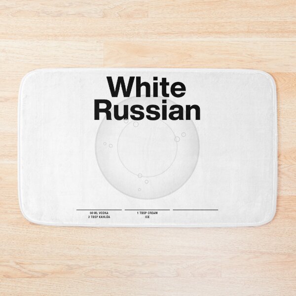 Item preview, Cocktail mixology for the house bar "White Russian" designed and sold by TrueType.