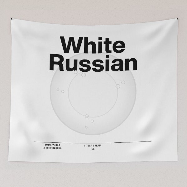 Item preview, Cocktail mixology for the house bar "White Russian" designed and sold by TrueType.