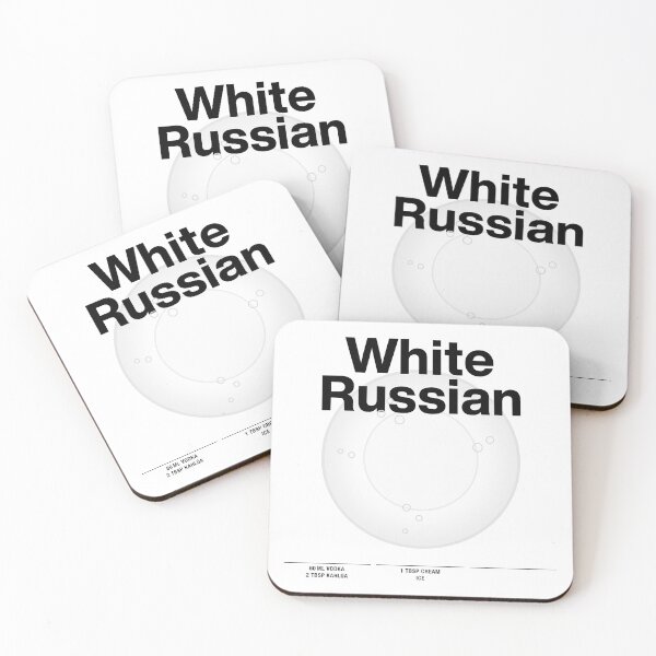 Item preview, Cocktail mixology for the house bar "White Russian" designed and sold by TrueType.
