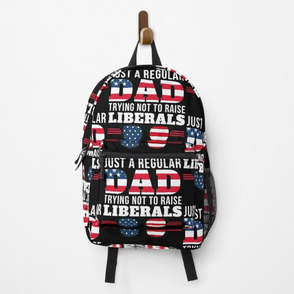 Item preview, Just A Regular DAD Trying not to raise liberals USA Flag,Sunglasses dad designed and sold by Mixture-DESIGN.