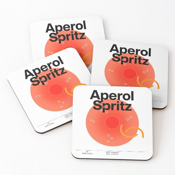 Item preview, Cocktail mixology for the house bar "Aperol Spritz" designed and sold by TrueType.
