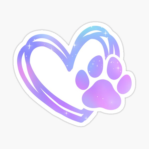 Item preview, Galaxy Watercolor Paw Print designed and sold by Etherfolk.