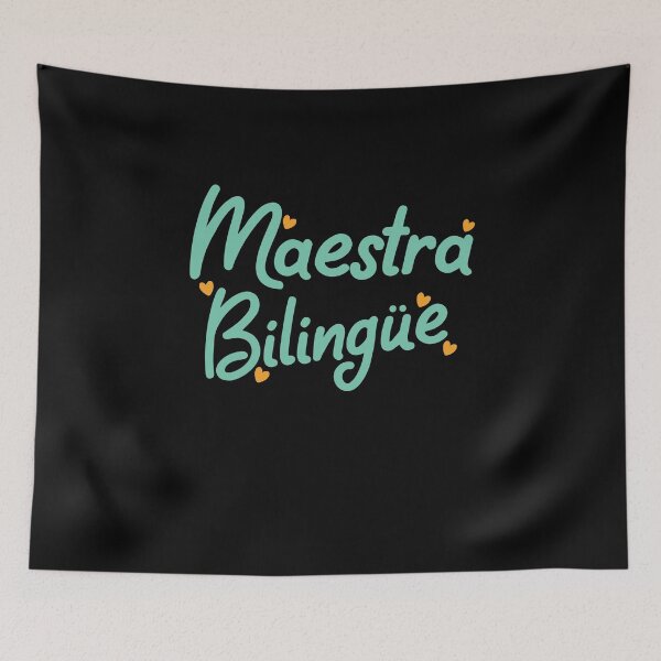 Item preview, Maestra Bilingue: Spanish, Latina Mexican Maestra Spanish, Bilingual Dual Immersion Teacher designed and sold by Simoakn.