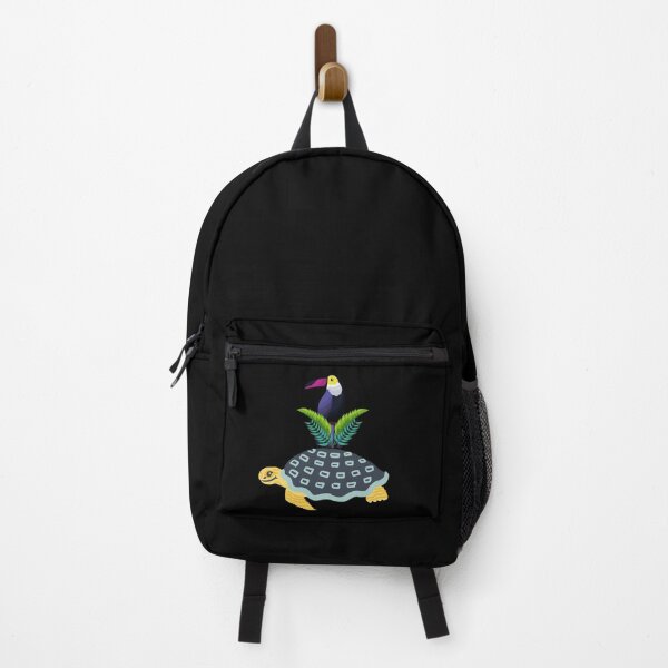 Item preview, Turtle with Tucan and flowers designed and sold by kocakashop.