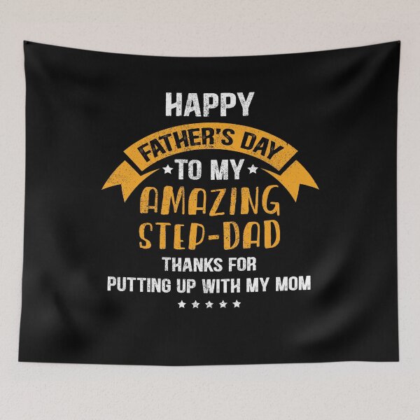 Item preview, Happy Father's Day To My Amazing Step Dad Funny Step Father Saying Stepdad Gift designed and sold by Md. Manjur Ahamed.