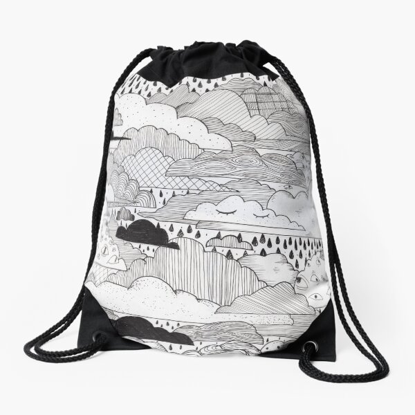 Clouds Drawstring Bag